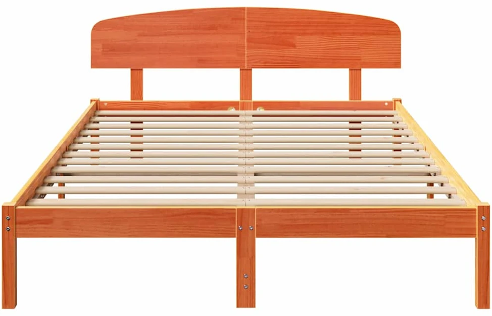 Lovos rėmas Vaško ruda 150 x 200 cm Kietos pušies mediena