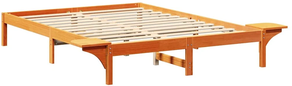 Lovos rėmas Vaško ruda 160 x 200 cm Kietos pušies mediena