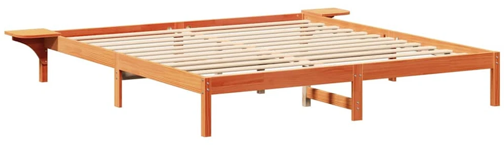 Lovos rėmas Vaško ruda 180 x 200 cm Kietos pušies mediena