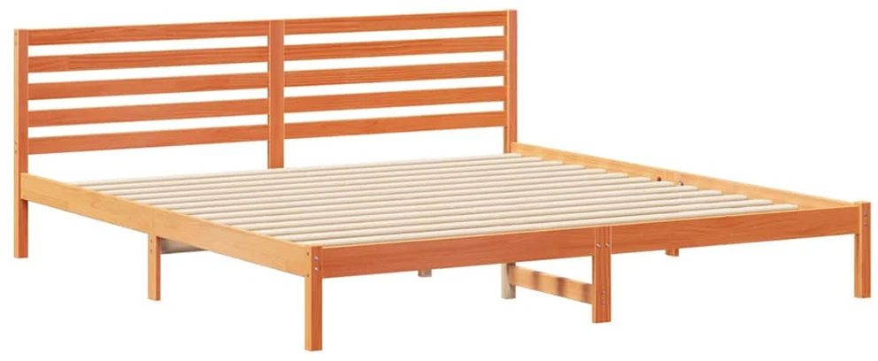 Lova Lovos rėmas Vaško ruda 180 x 210 cm Kietos pušies mediena
