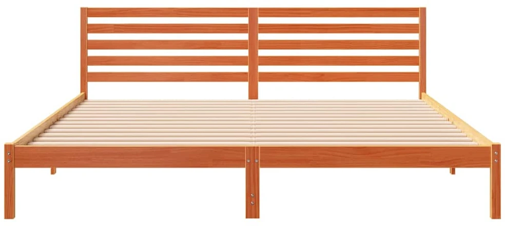 Lova Lovos rėmas Vaško ruda 180 x 210 cm Kietos pušies mediena