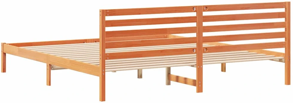 Lova Lovos rėmas Vaško ruda 180 x 210 cm Kietos pušies mediena
