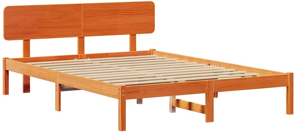 Lovos rėmas Vaško ruda 200 x 200 cm Kietos pušies mediena