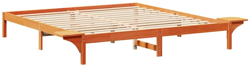 Lovos rėmas Vaško ruda 200 x 200 cm Kietos pušies mediena