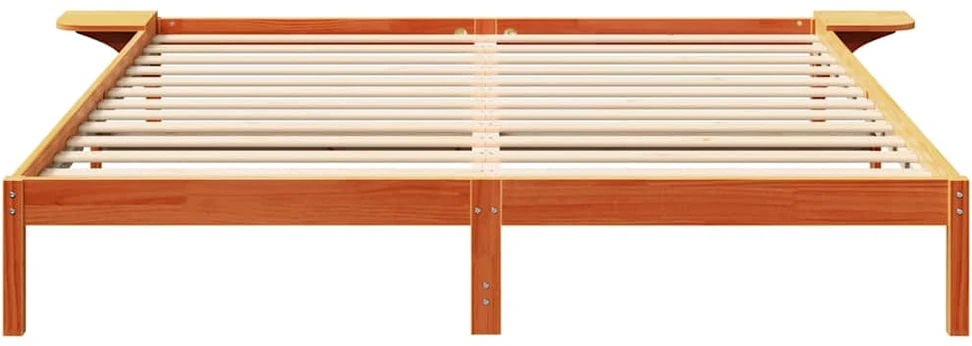 Lovos rėmas Vaško ruda 200 x 200 cm Kietos pušies mediena