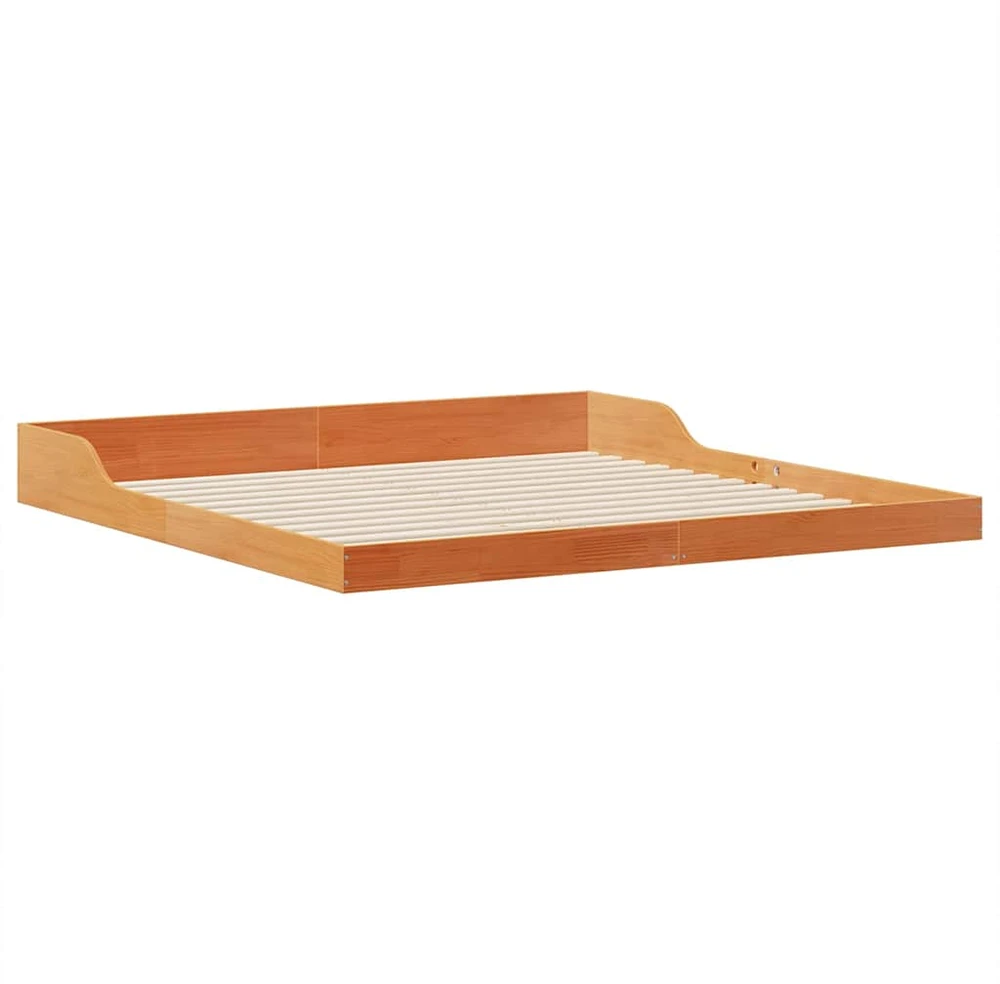 Lova Lovos rėmas Vaško ruda 200 x 210 cm Kietos pušies mediena