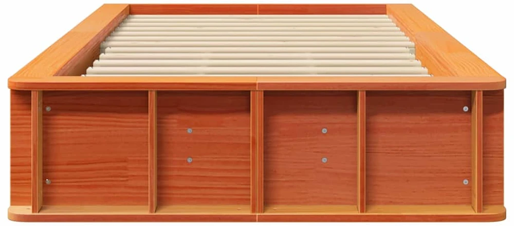 Lova Lovos rėmas Vaško ruda 75 x 190 cm Kietos pušies mediena