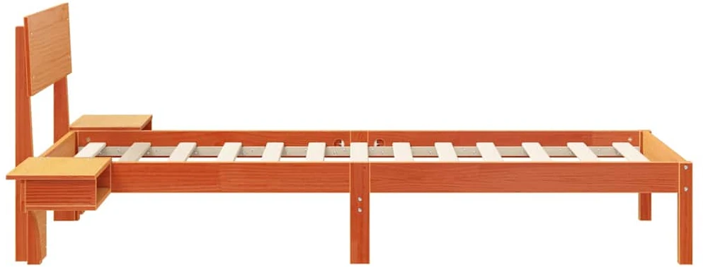 Lova Lovos rėmas Vaško ruda 75 x 190 cm Kietos pušies mediena
