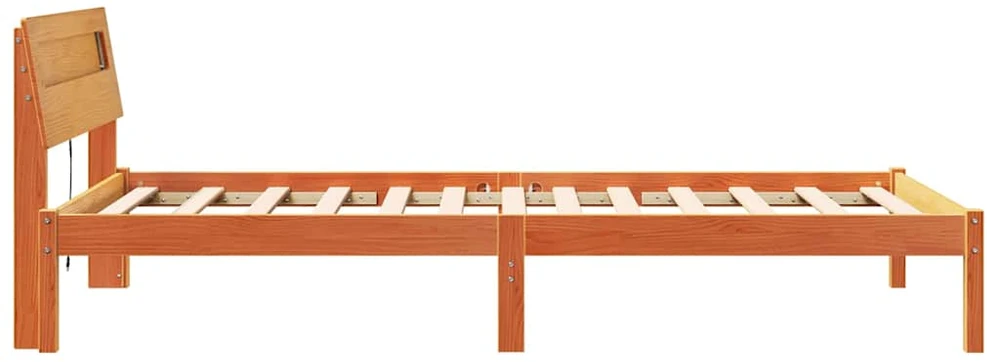 Lova Lovos rėmas Vaško ruda 75 x 190 cm Kietos pušies mediena