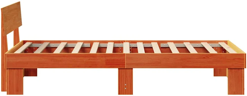 Lova Lovos rėmas Vaško ruda 75 x 190 cm Kietos pušies mediena