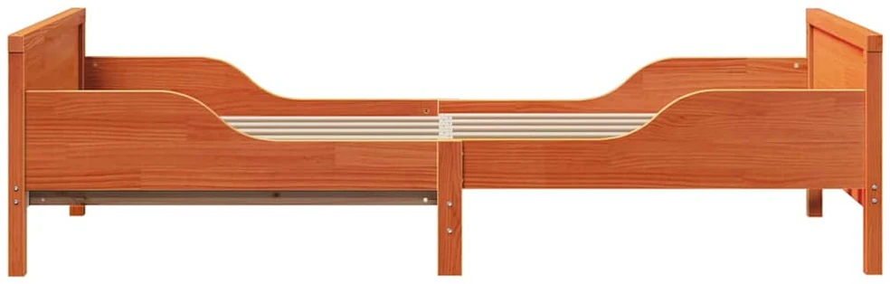 Lova Lovos rėmas Vaško ruda 80 x 200 cm Apdirbta mediena