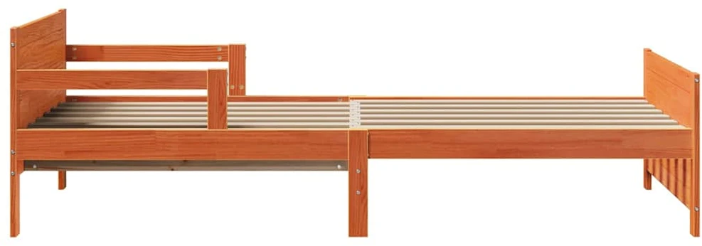 Lova Lovos rėmas Vaško ruda 80 x 200 cm Apdirbta mediena