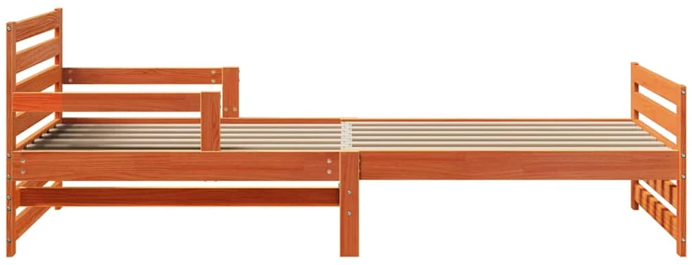 Lova Lovos rėmas Vaško ruda 80 x 200 cm Apdirbta mediena