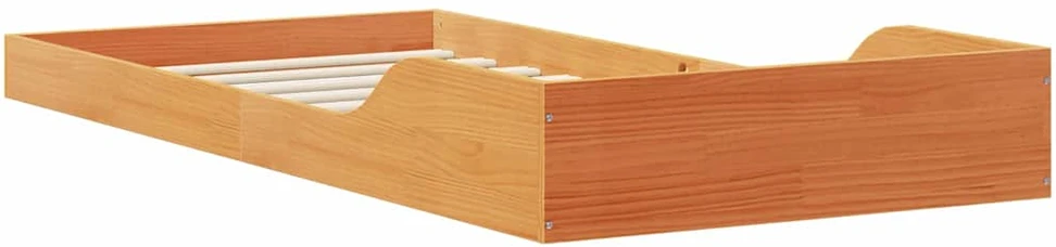 Lova Lovos rėmas Vaško ruda 80 x 200 cm Kietos pušies mediena