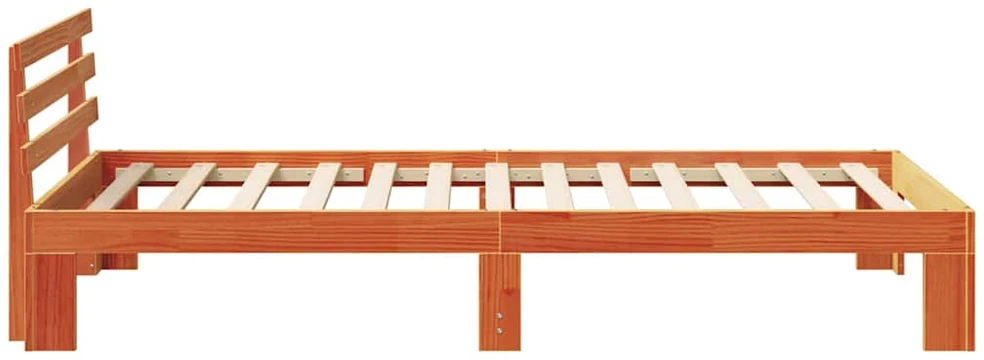 Lova Lovos rėmas Vaško ruda 90 x 200 cm Kietos pušies mediena