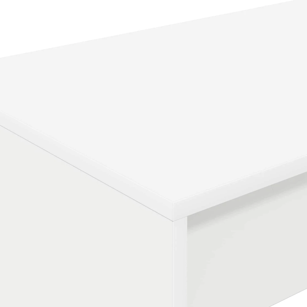 Lova Lovos stalas Balta Apdirbta mediena 100 x 45 x 75 cm