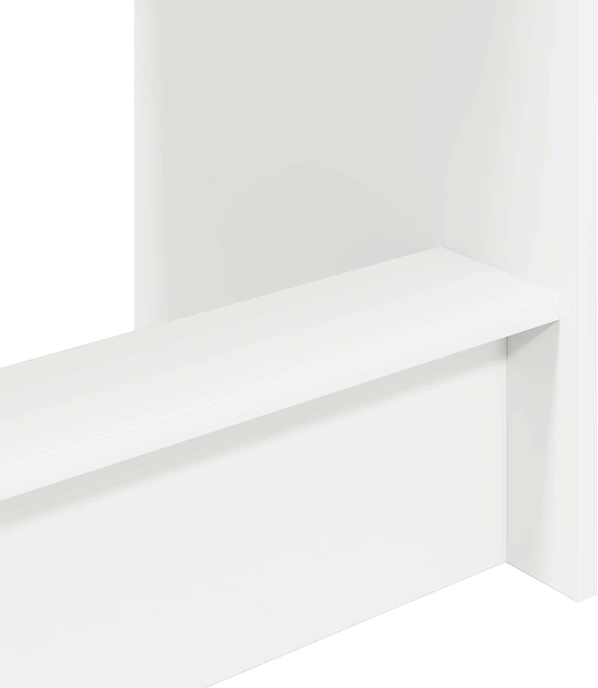 Lova Lovos stalas Balta Apdirbta mediena 100 x 45 x 75 cm