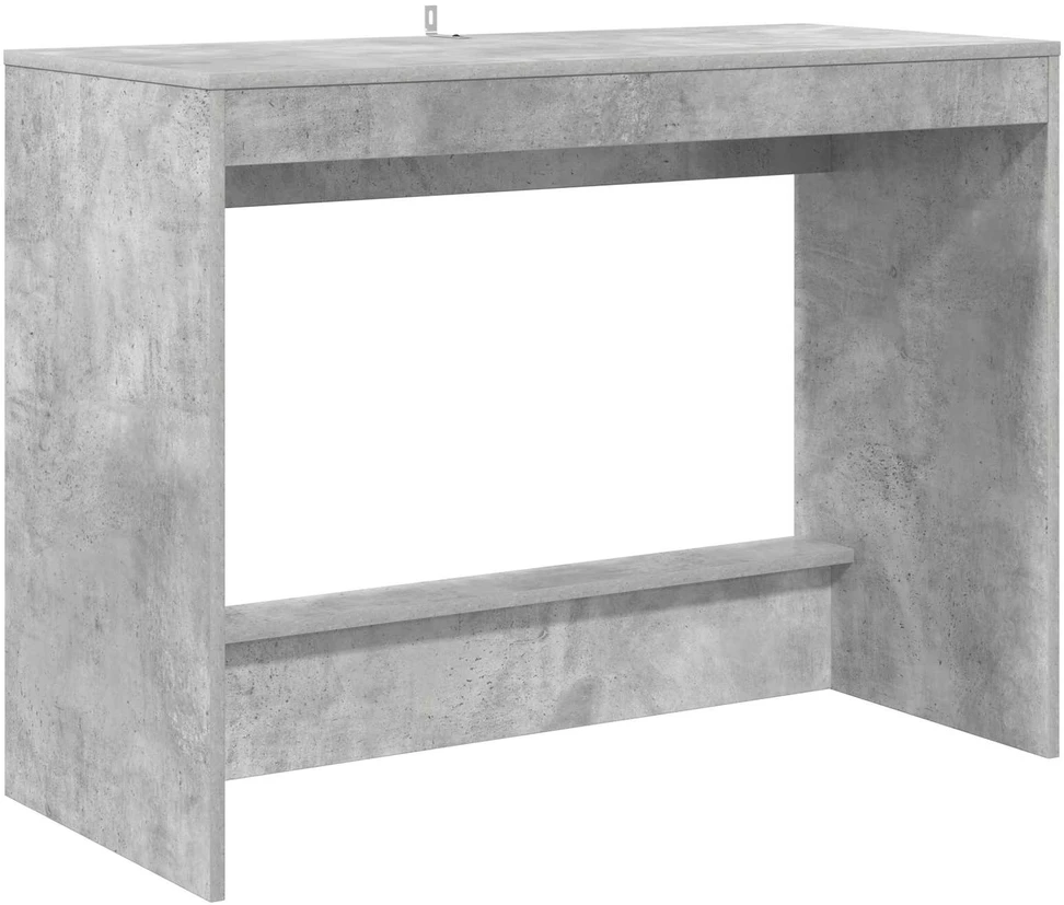 Lova Lovos stalas Betono pilka Apdirbta mediena 100 x 45 x 75 cm