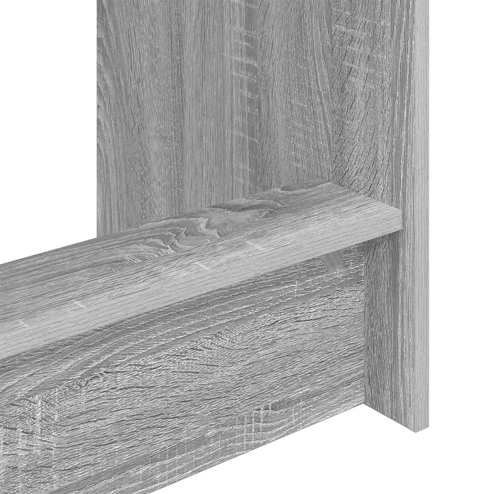 Lova Lovos stalas Pilka Sonoma Apdirbta mediena 100 x 45 x 75 cm