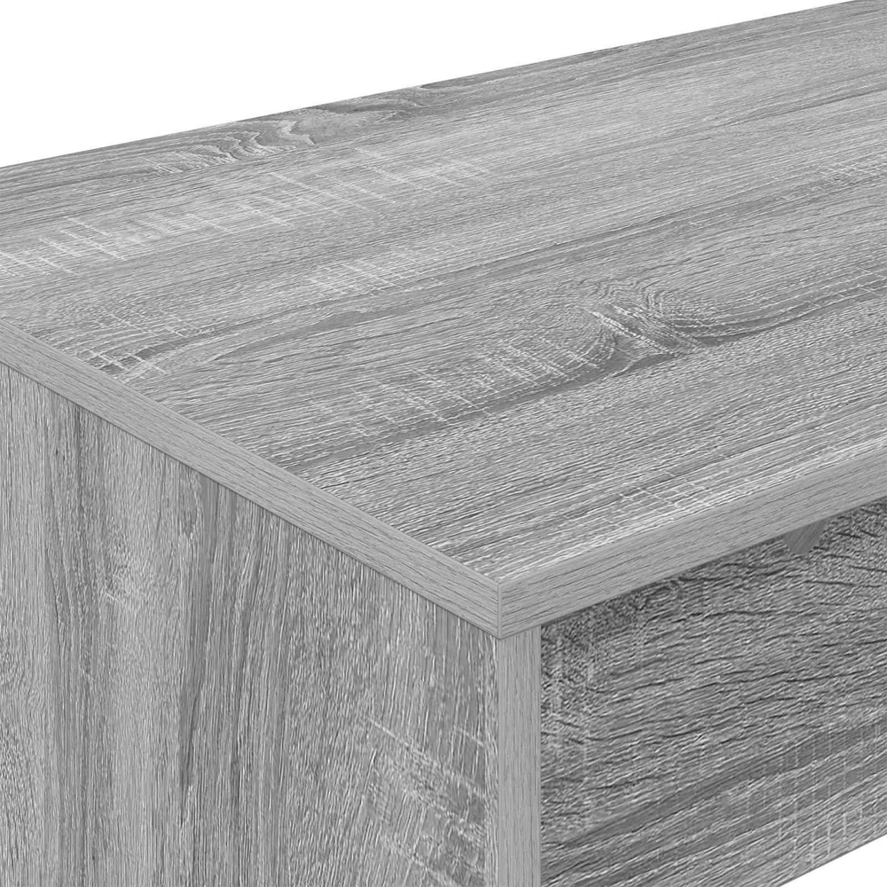Lova Lovos stalas Pilka Sonoma Apdirbta mediena 100 x 45 x 75 cm