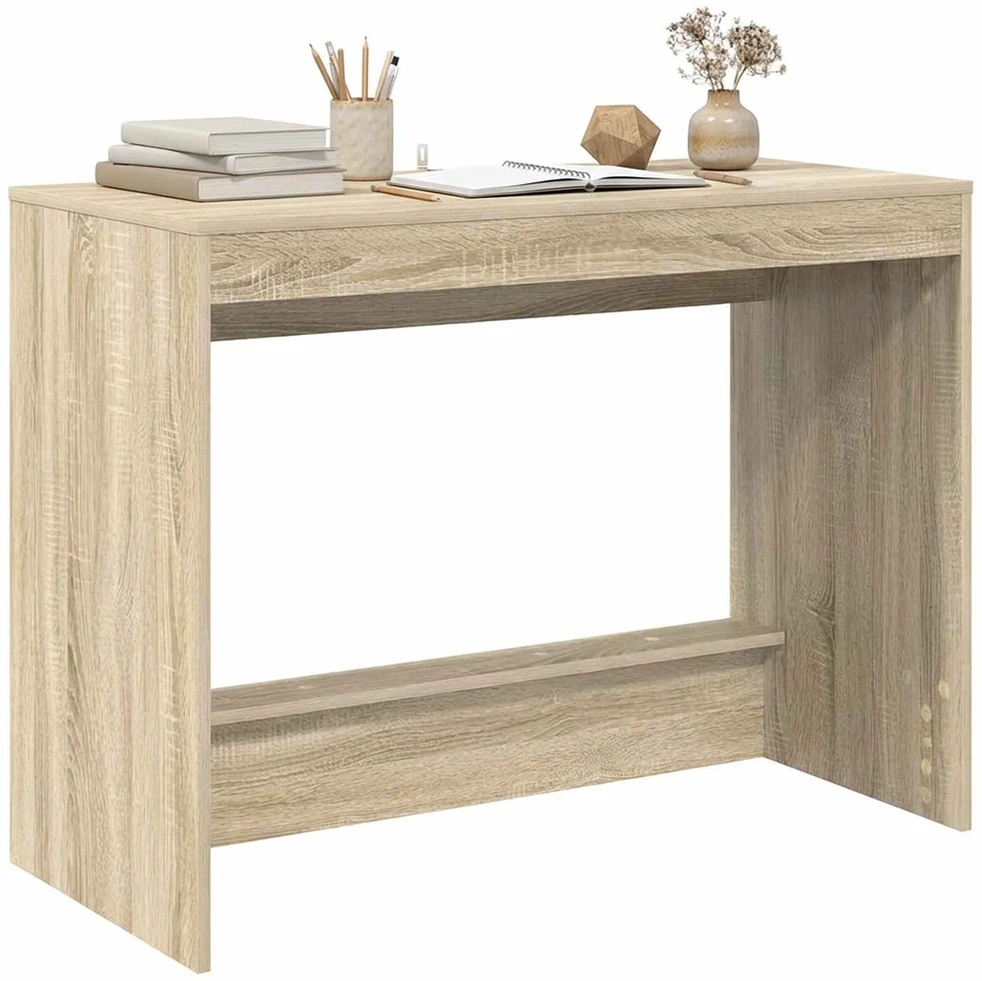 Lova Lovos stalas Sonoma ąžuolas Apdirbta mediena 100 x 45 x 75 cm