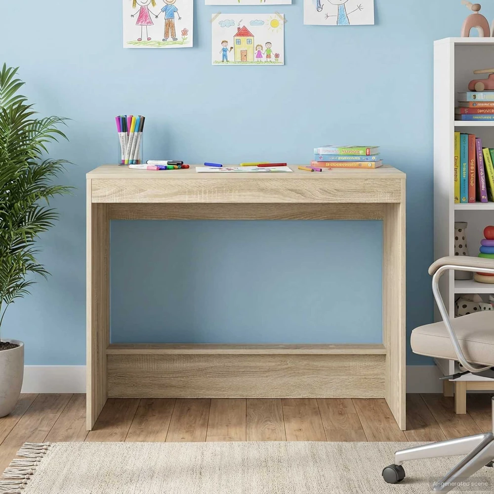 Lova Lovos stalas Sonoma ąžuolas Apdirbta mediena 100 x 45 x 75 cm