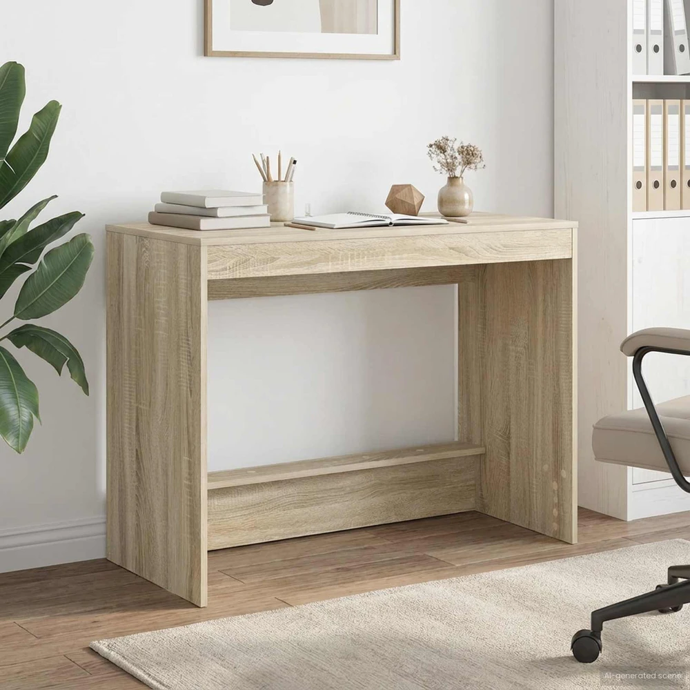 Lova Lovos stalas Sonoma ąžuolas Apdirbta mediena 100 x 45 x 75 cm