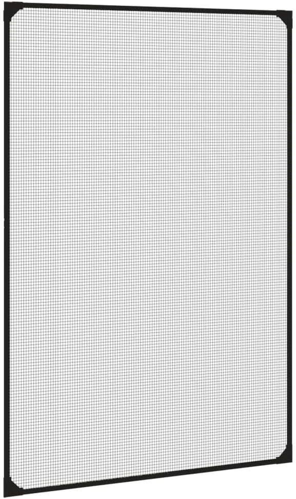 Magnetinis tinklelis nuo vabzdžių langams, antracito, 80x120cm