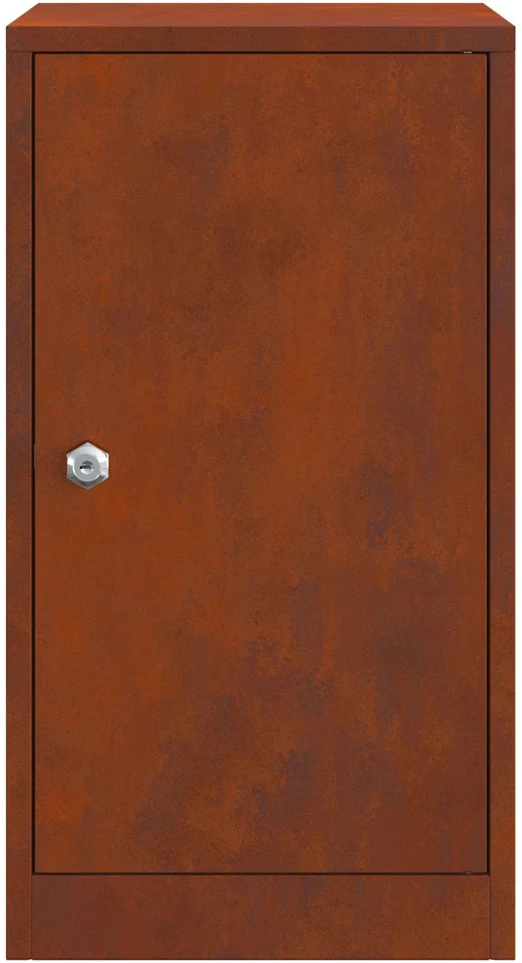 mailbox su saugykla su durimis Rūdijanti 30 x 20 x 55 cm