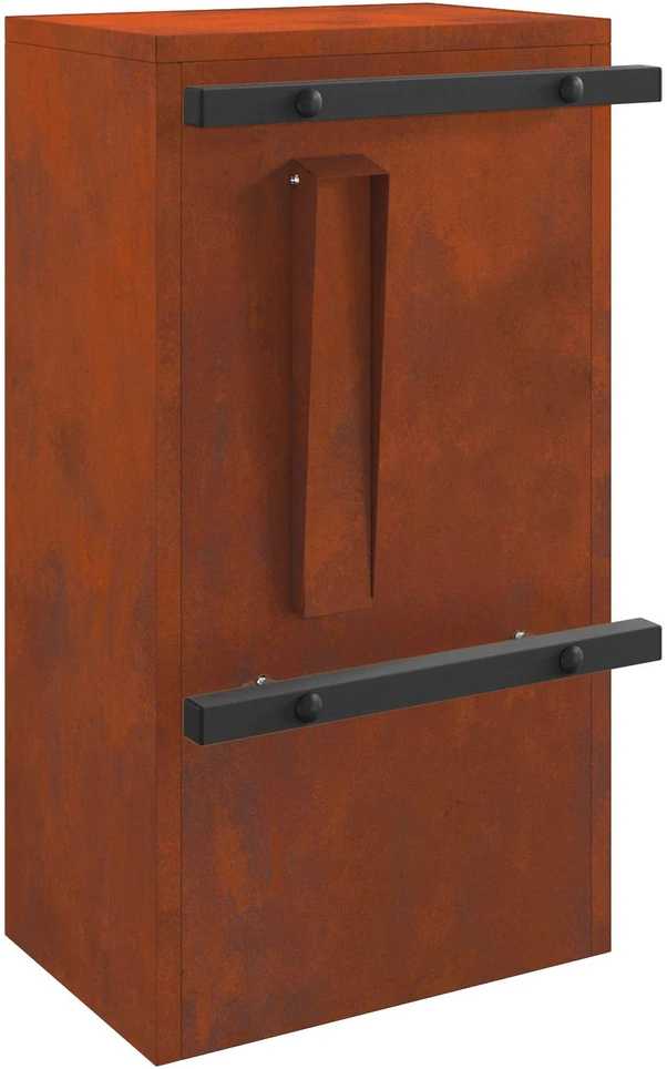 mailbox su saugykla su durimis Rūdijanti 30 x 20 x 55 cm