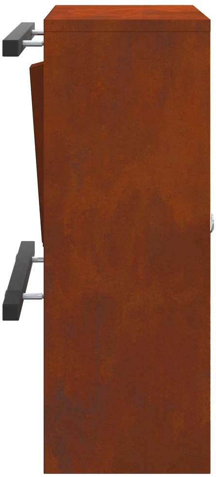 mailbox su saugykla su durimis Rūdijanti 30 x 20 x 55 cm