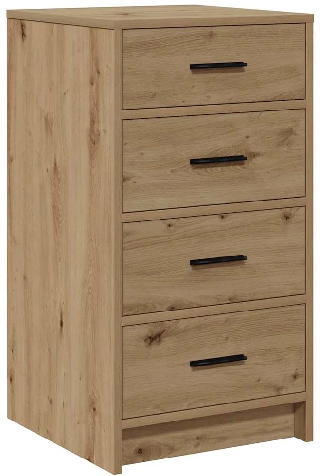 Makiažo stalas 3 vnt. Ruda 40 x 41 x 135 cm Apdirbta mediena