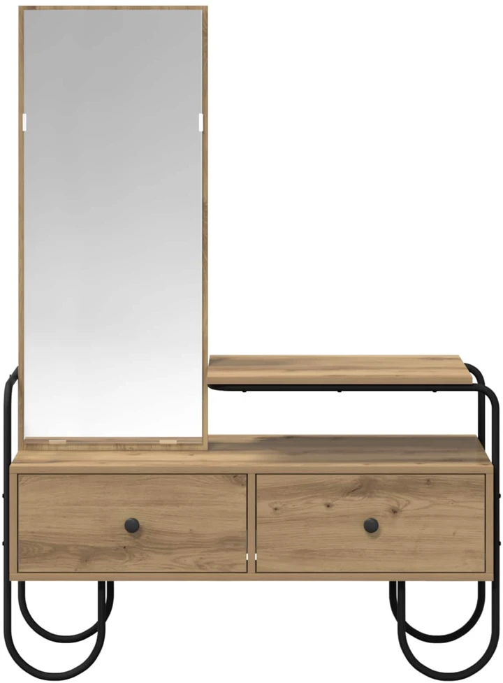 Makiažo stalas Artisano ąžuolo 100 x 36,5 x 136 cm