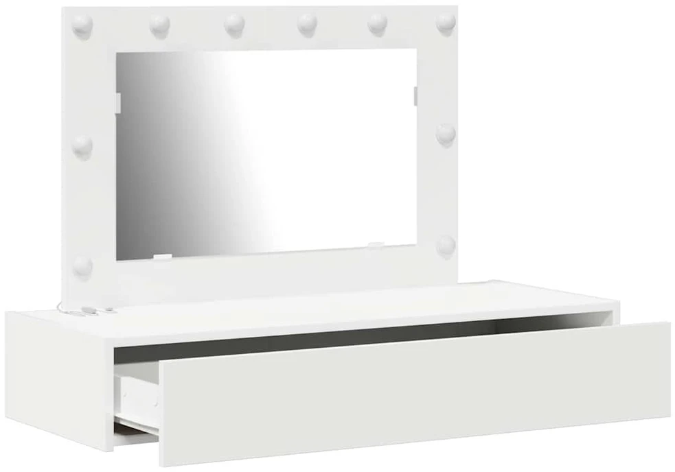 Makiažo stalas Balta 100 x 40 x 70 cm Apdirbta mediena