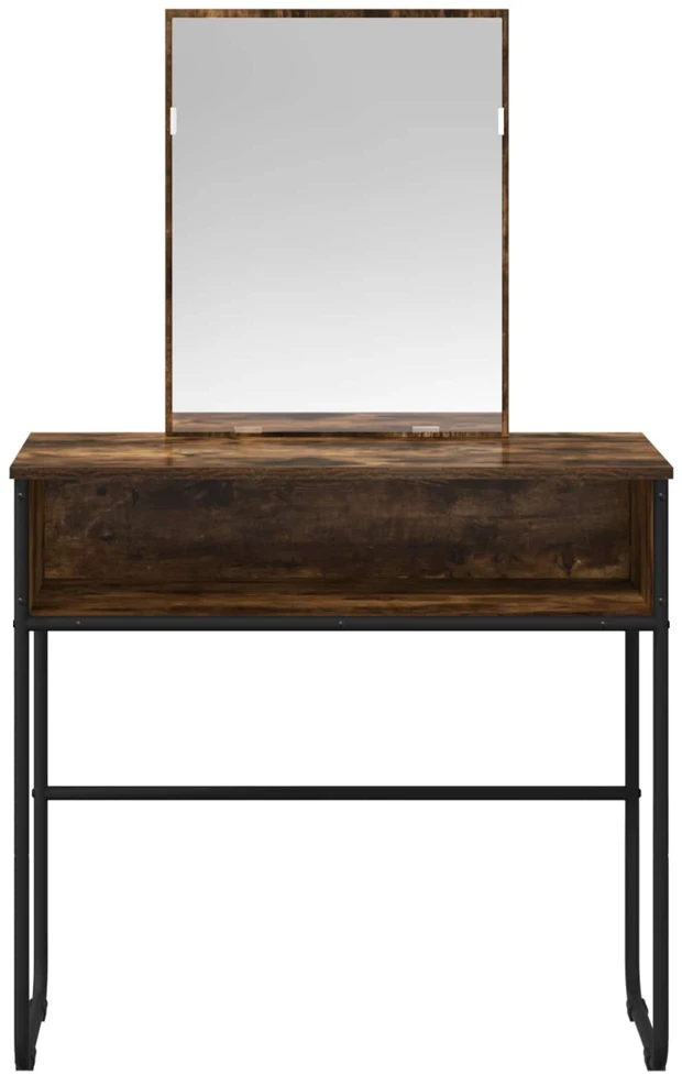 Makiažo stalas Dūminio ąžuolo 81 x 40 x 131 cm Apdirbta mediena