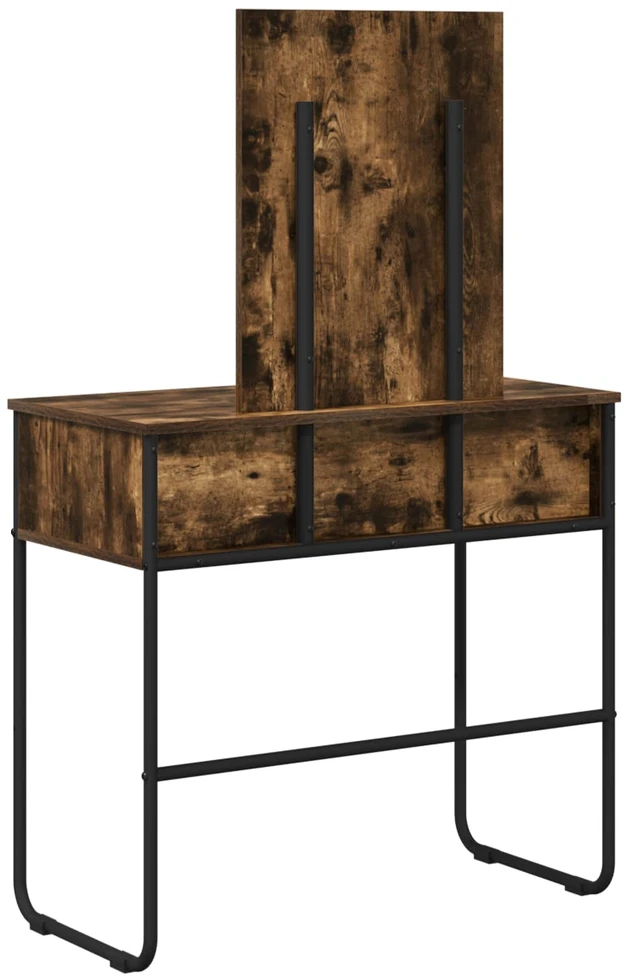 Makiažo stalas Dūminio ąžuolo 81 x 40 x 131 cm Apdirbta mediena