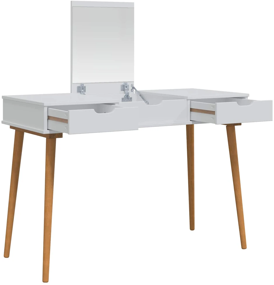 Makiažo stalas FAUSKE Balta 112 x 50 x 78 cm