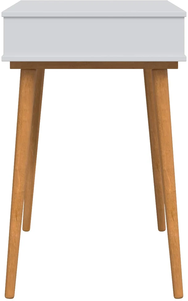vidaxl Makiažo stalas FAUSKE Balta 76 x 50 x 78 cm