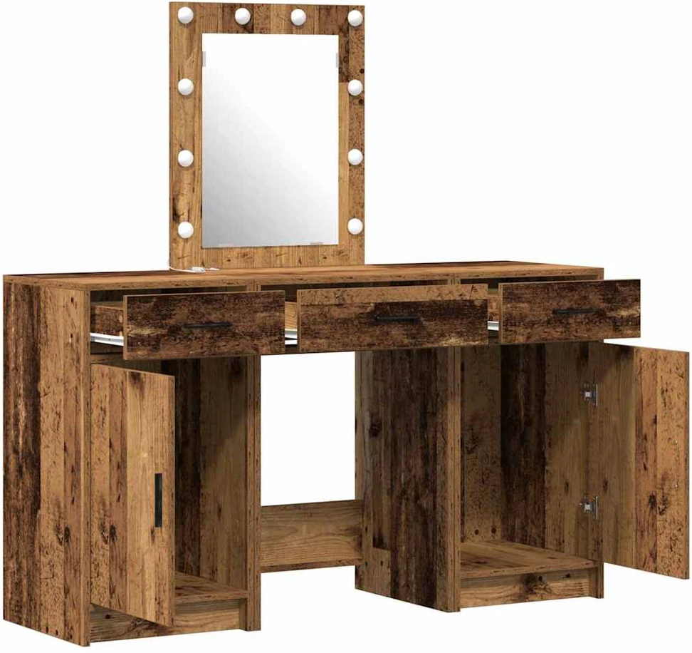 Makiažo stalas Ruda 50 x 41 x 135 cm Apdirbta mediena