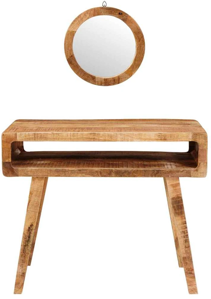 Makiažo stalas Ruda 90 x 76 x 45 cm Kietas mango medis