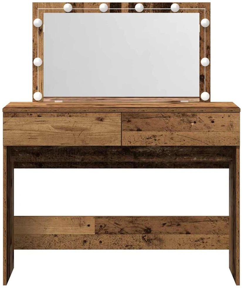 Makiažo stalas Senas medis 100 x 40 x 120 cm Apdirbta mediena