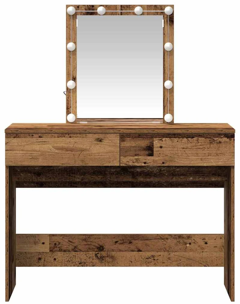 Makiažo stalas Senas medis 100 x 40 x 130 cm Apdirbta mediena