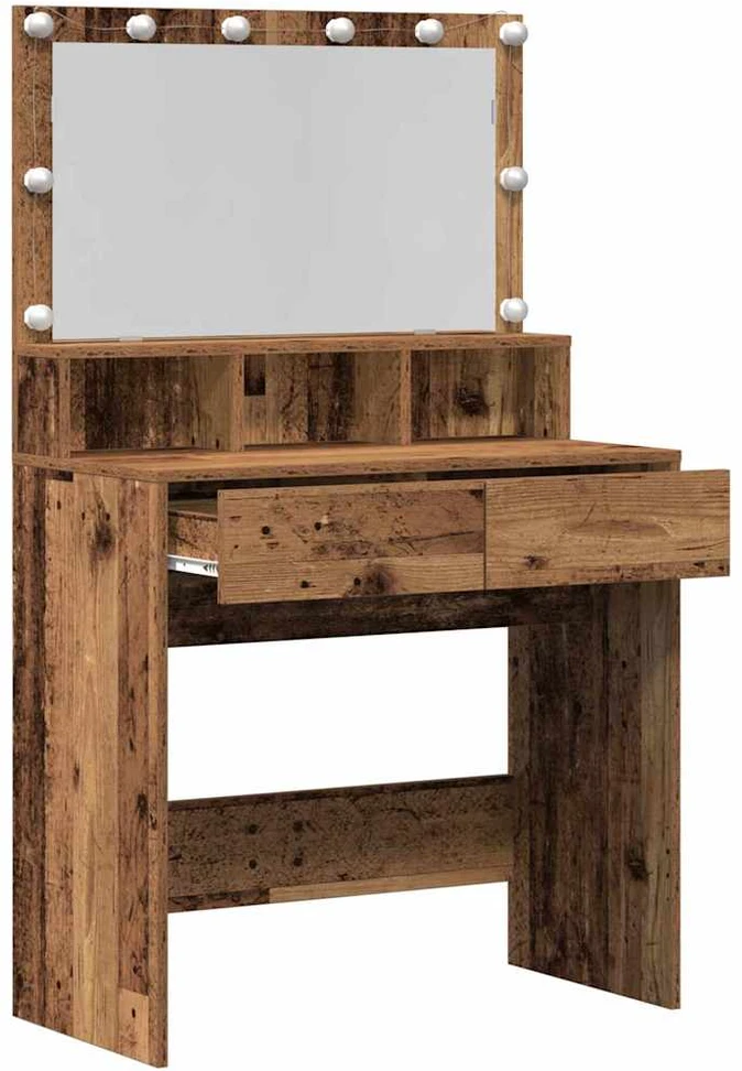 Makiažo stalas Senas medis 80 x 41 x 134,5 cm Apdirbta mediena