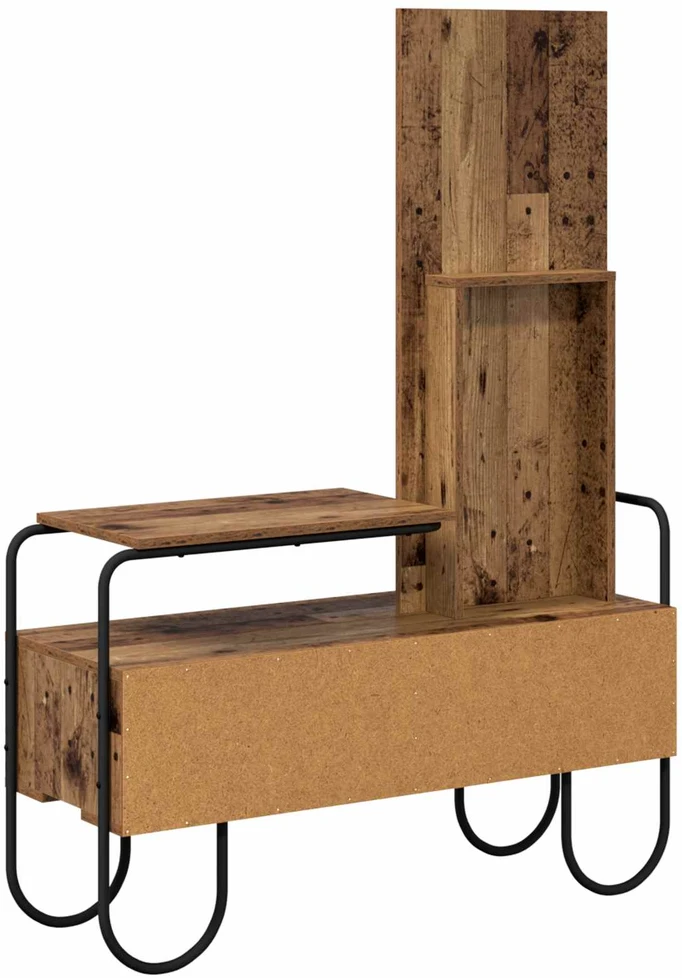 Makiažo stalas Sendintos medienos 100 x 36,5 x 136 cm