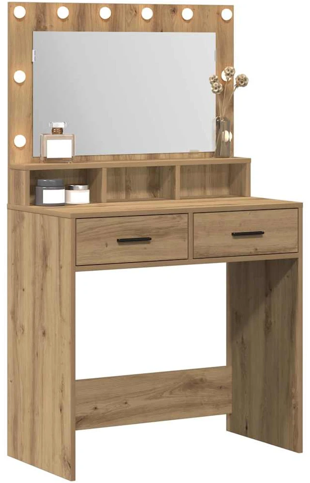 Makiažo stalas Amatininkų ąžuolas 79 x 41 x 135 cm