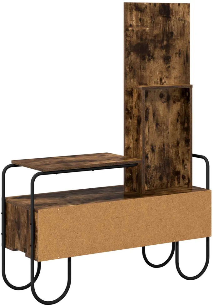 Makiažo stalas su stalčių Dūminio ąžuolo 100 x 36,5 x 136 cm