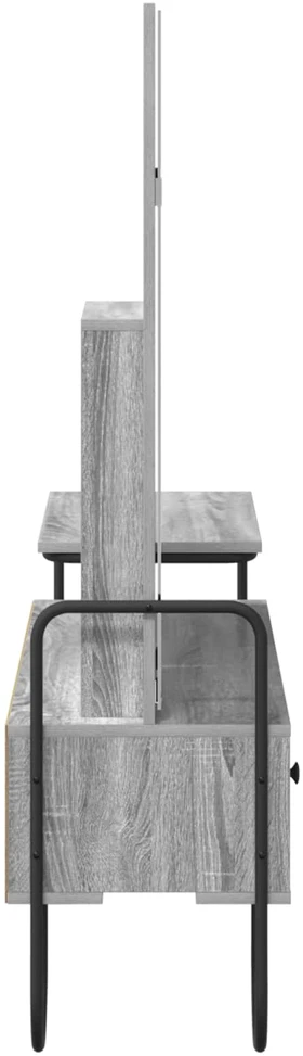Makiažo stalas su stalčių Pilka Sonoma 100 x 36,5 x 136 cm