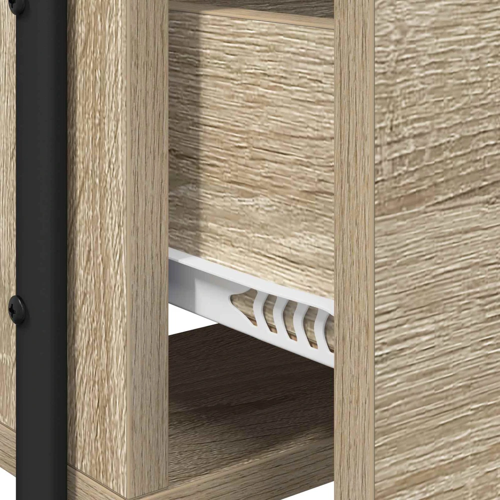 Makiažo stalas su stalčių Sonoma ąžuolas 100 x 36,5 x 136 cm