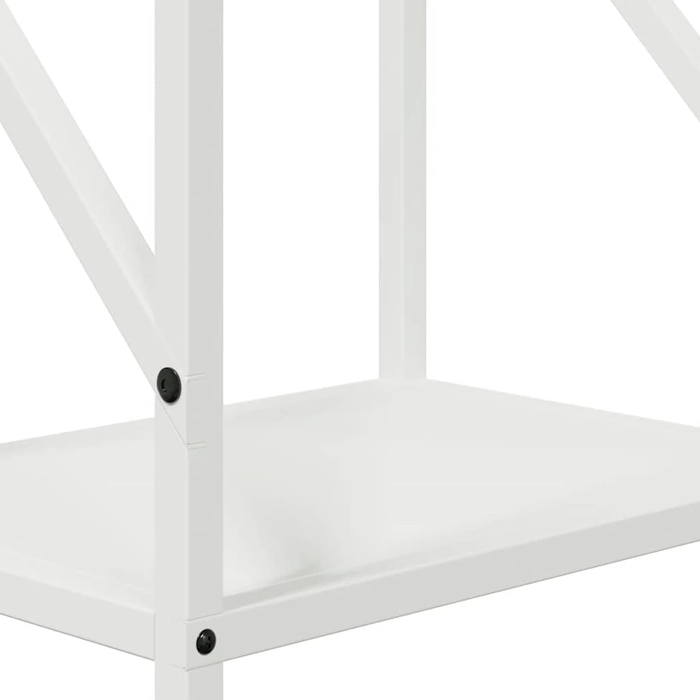Malkų lentyna Balta 34x25x100 cm Šaltai valcuotas plienas