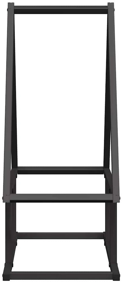 Malkų lentyna, juoda, 50x25x60 cm, šaltai valcuotas plienas